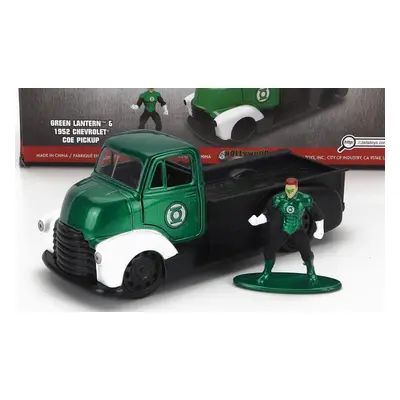 Jada Chevrolet Coe Truck With Green Lantern Figure 1952 1:32 Zelená Černá