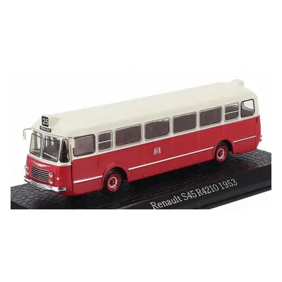 Edicola Renault S45 R4210 Autobus 1953 - Damage Display Box 1:72 Červený Krém