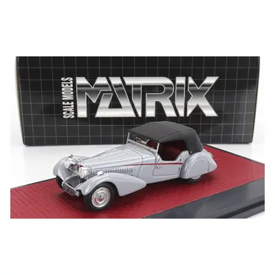 Matrix scale models Bugatti T57sc Roadster Vanden Plas Closed 1938 1:43 Šedá Černá