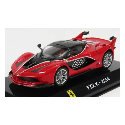 Edicola Ferrari Fxx-k N 88 2014 - Con Vetrina - With Showcase 1:43 Červená Černá