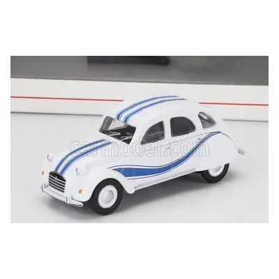 Schuco Citroen 2cv 1966 1:87 Bílá Modrá