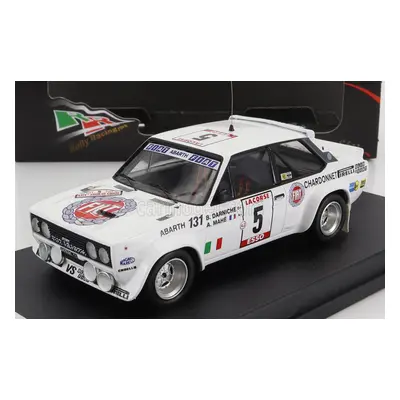 Trofeu Fiat 131 Abarth N 5 Rally Tour De Corse 1980 B.darniche - A.mahe 1:43 Bílá