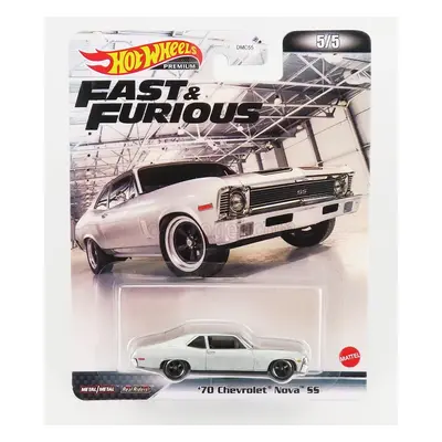 Mattel hot wheels Chevrolet Nova Ss Coupe 1970 - Fast & Furious 1:64 Silver