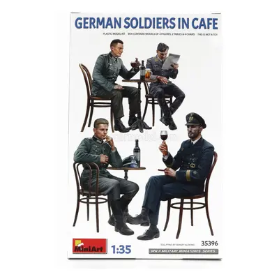 Miniart Figures German Soldier Military In Cafe 1944 1:35 /