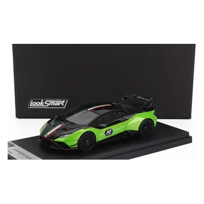 Looksmart Lamborghini Huracan Sto Lp640-2 N 10 Italian Stripe 2023 - 10th Anniversary 1:43 Zelen