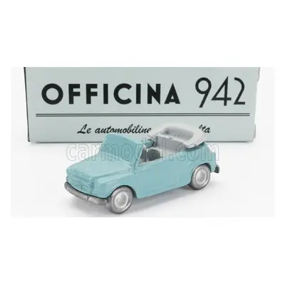 Officina-942 Fiat 600 Maggiolina Carrozzeria Francis Lombardi Cabriolet Open 1958 1:76 Světle Mo