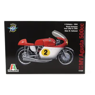 Italeri Mv agusta 500 N 2 World Champion 1962 - 1963 - 1965 - 1965 M.hailwood 1:9 /