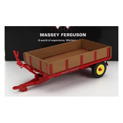 Universal hobbies Massey ferguson Mf 3ton Trailer - Tipping Bed With Drop Sides 1:32 Red Wood