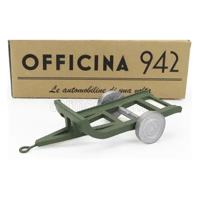 Officina-942 Trailer Rimorchio Viberti Trasporto Carro L3 1939 1:76 Vojenská Zelená