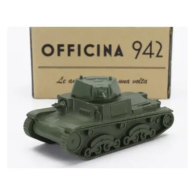 Officina-942 Fiat Ansaldo Tank M13/40 Carro Armato 1940 1:76 Vojenská Zelená