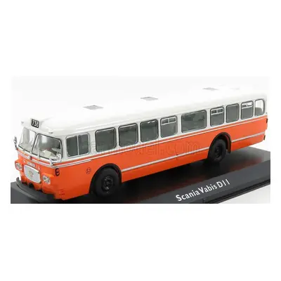 Edicola Scania Vabis D11 Autobus 1969 1:72 Oranžová Bílá