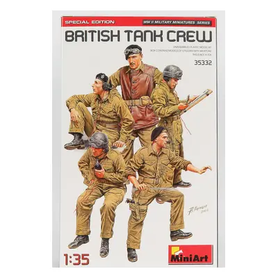 Miniart Figures Soldati - British Soldiers Military Tank Crew 1:35 /