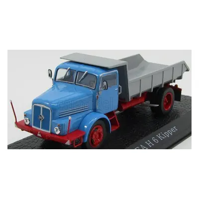 Edicola IFA H60 Truck Cassone Ribaltabile Kipper 1952 1:43 Světle Modrá Červená Šedá