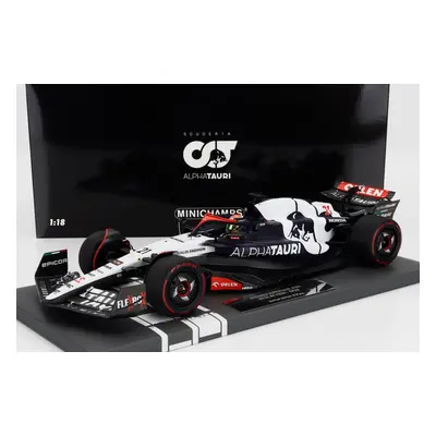 Minichamps Alpha tauri F1 At04 Team Alpha Tauri N 21 Season 2023 Nyck De Vries 1:18 Modrá Bílá