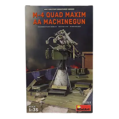 Miniart Accessories M-4 Quad Maxim Aa Machinegun Military 1:35 /