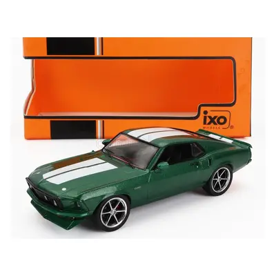 Ixo-models Ford usa Mustang Coupe Custom 1969 1:43 Zelená S Bílou