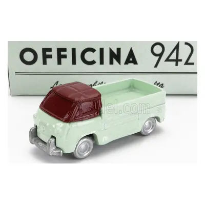 Officina-942 Fiat 600m Camioncino Coriasco 1956 1:76 Světle Zelená Červená