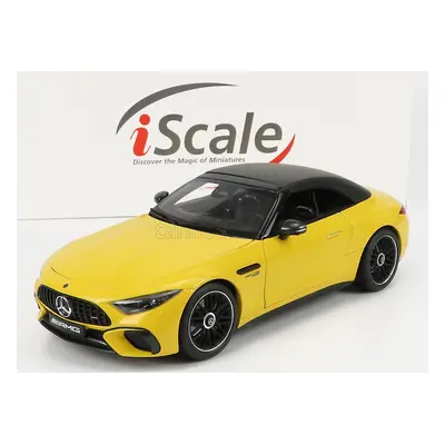 I-scale Mercedes benz Sl-class Sl63 Amg (r232) 4matic Cabriolet Spider 2022 1:18 Sun Yellow