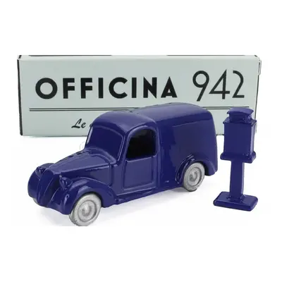 Officina-942 Fiat 508 C/1100 Van Furgone Viberti Posta Aerea 1938 1:76 Blue