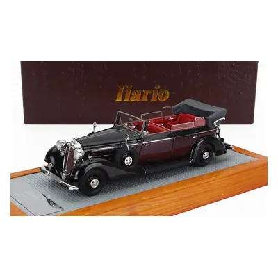 Ilario-model Horch 951a Pullman Original Car Cabriolet Open 1937 1:43 Black Bordeaux