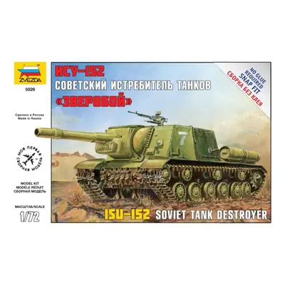 Zvezda Easy Kit samohybné dělo ISU-152 (1:72)