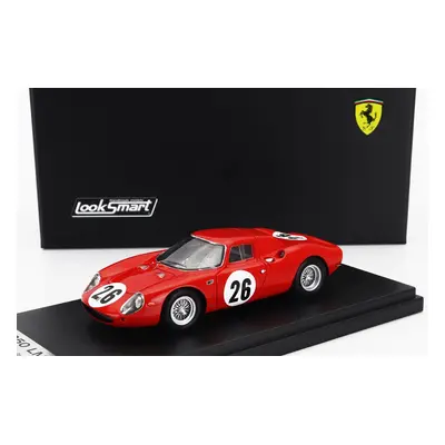 Looksmart Ferrari 250lm Coupe N 26 1000km Paris 1966 David Piper - Mike Parkes 1:43 Red