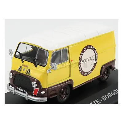 Edicola Renault Estafette Van Borgolon 1969 1:43 Žlutá Hnědá Bílá