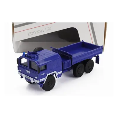 Schuco MAN Kat1 5t. Truck Thw 3-assi 1969 1:87 Blue