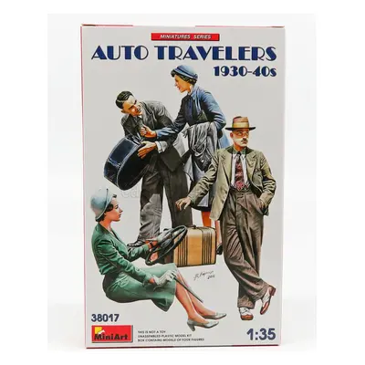 Miniart Figures Auto Travelers 1930-40s 1:35 /