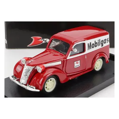 Brumm Fiat 1100 E Van Mobilgas 1956 1:43 Červená Bílá