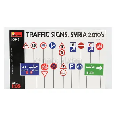 Miniart Accessories Segnali Stradali - Traffic Signs Syria 2010 1:35 /