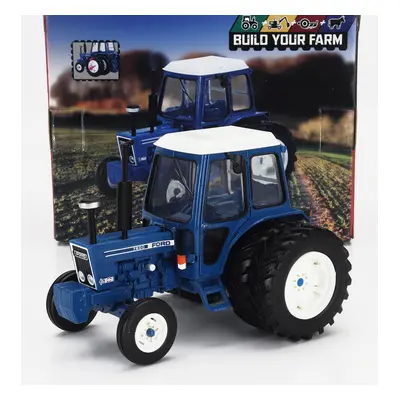 Britains Ford usa 7600 Tractor 1969 1:32 Modrá Bílá