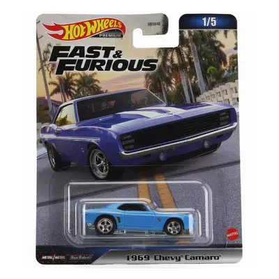 Mattel hot wheels Chevrolet Camaro Yenko Sc 1969 - Fast & Furious Ii (2003) 1:64 Světle Modrá