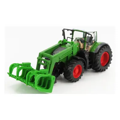 Bburago Fendt Vario 1050 Tractor With Front Grapple 2016 1:50 Zelená Šedá Červená