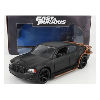 Jada Dodge Dom's Toretto Charger Srt8 2006 - Fast & Furious 1:24 Matt Black