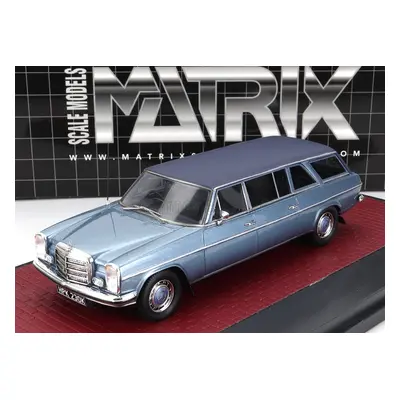 Matrix scale models Mercedes benz V114 Lwb Crayford Estate 1971 1:43 Světle Modrá Met