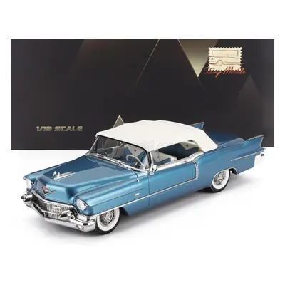 Stamp-models Cadillac Eldorado Biarritz Cabriolet Closed 1956 1:18 Bahama Blue