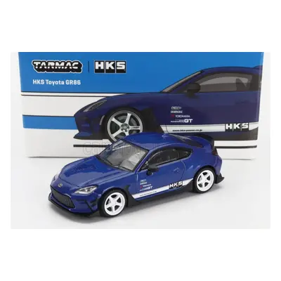 Tarmac Toyota Gr86 Hks 2022 1:64 Blue