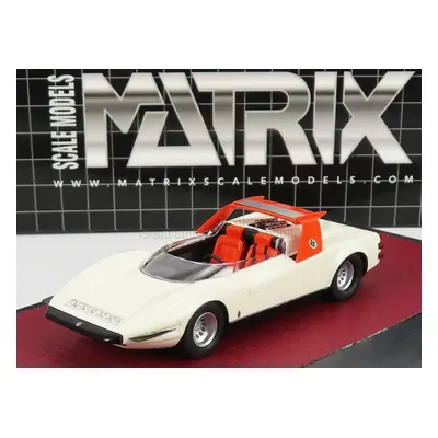 Matrix scale models Alfa romeo P33 Roadster Pininfarina 1968 1:43 Bílá