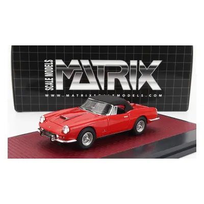 Matrix scale models Ferrari 400 Superamerica Pinifarina Cabriolet Closed 1960 1:43 Červená Černá