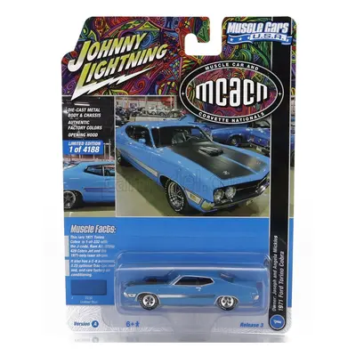 Johnny lightning Ford usa Torino Cobra Coupe 1971 1:64 Modrá Černá