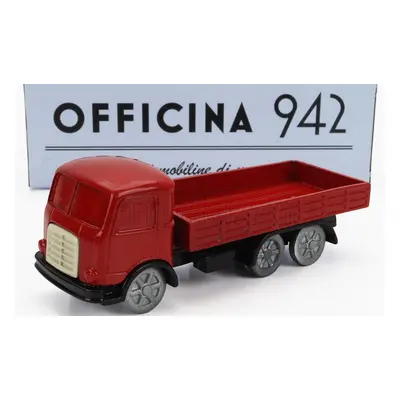 Officina-942 Om fiat Tigre Truck 3-assi 1960 1:76 Red