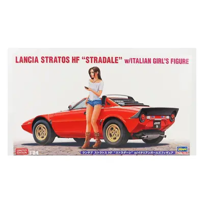 Hasegawa Lancia Stratos Hf 1974 With Italian Girl's Figure 1:24 /