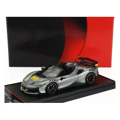 Bbr-models Ferrari Sf90 Xx Stradale Spider 2024 1:43 Grigio Competizione - Šedá Žlutá Černá