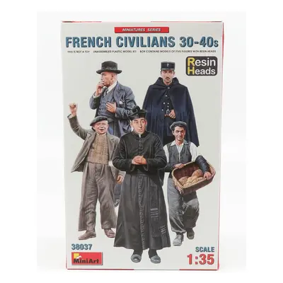 Miniart Figures French Civilians 1930-40s 1:35 /