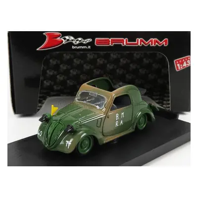 Brumm Simca 5 Militare D-day Aperta - Open 1944 1:43 Vojenská Zelená