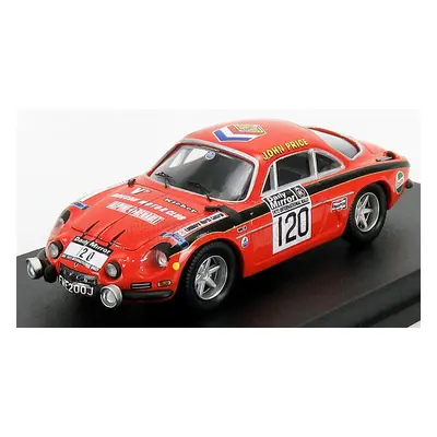 Trofeu Renault A110 Alpine N 120 Rally Rac Lombard 1972 J.price - M.turner 1:43 Oranžová Černá