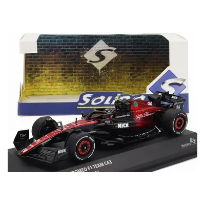 Solido Alfa romeo F1 C43 Team Stake N 24 Australian Gp 2023 Guanyu Zhou 1:43 Černá Červená