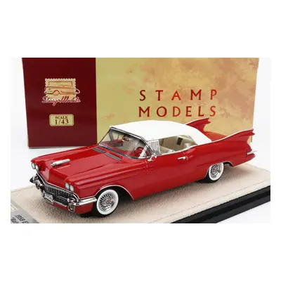 Stamp-models Cadillac Eldorado Biarritz Raindrop Concept Cabriolet Closed 1958 1:43 Červená Bílá