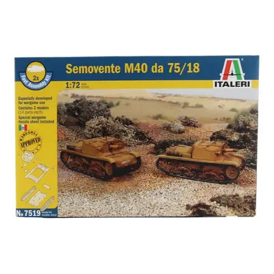 Italeri Iveco fiat Ansaldo Semovente L40 75/18 Tank Military 1941 1:72 /